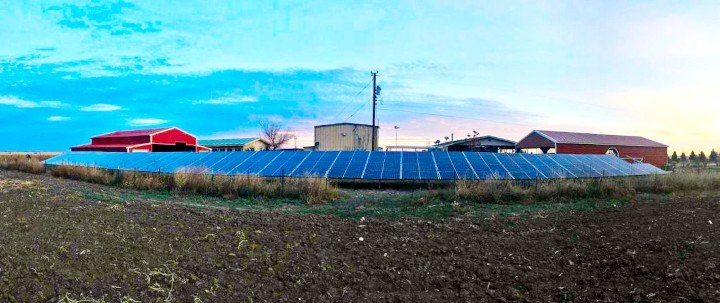 106-solar-panel ground-mount installation in Hobbs, New Mexico