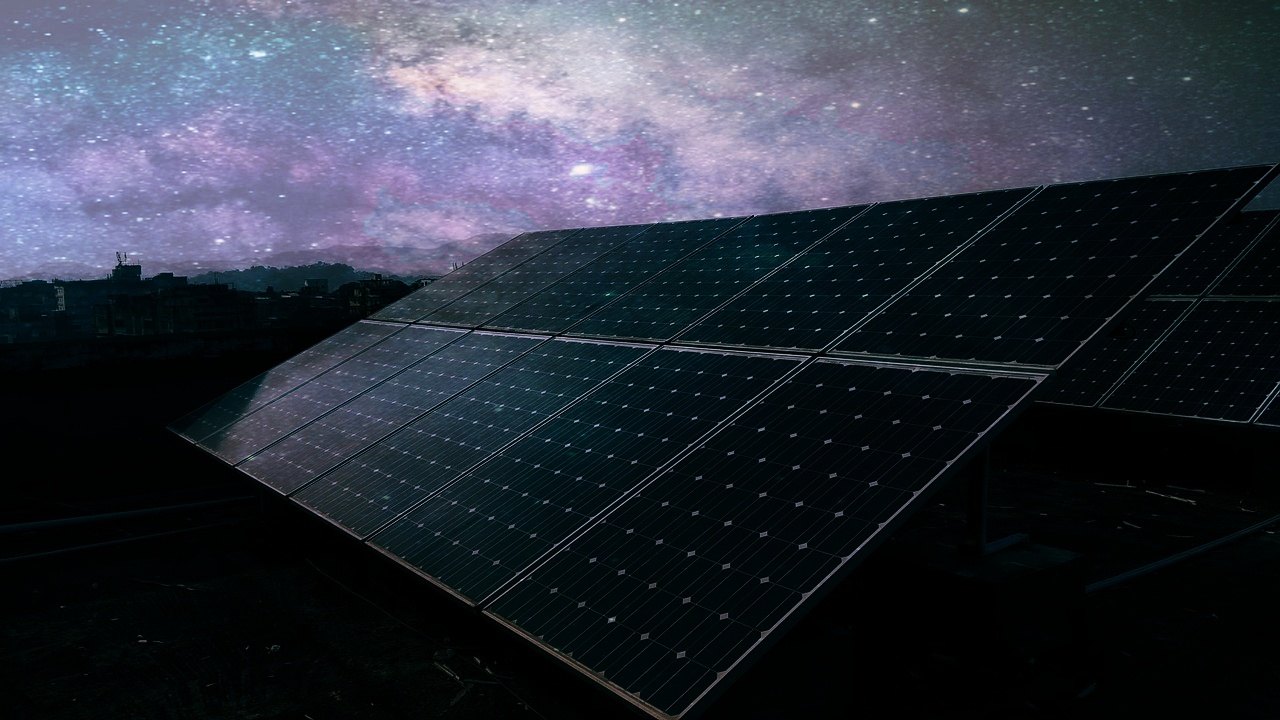 Solar panels do not work in the night since we have no sunlight.