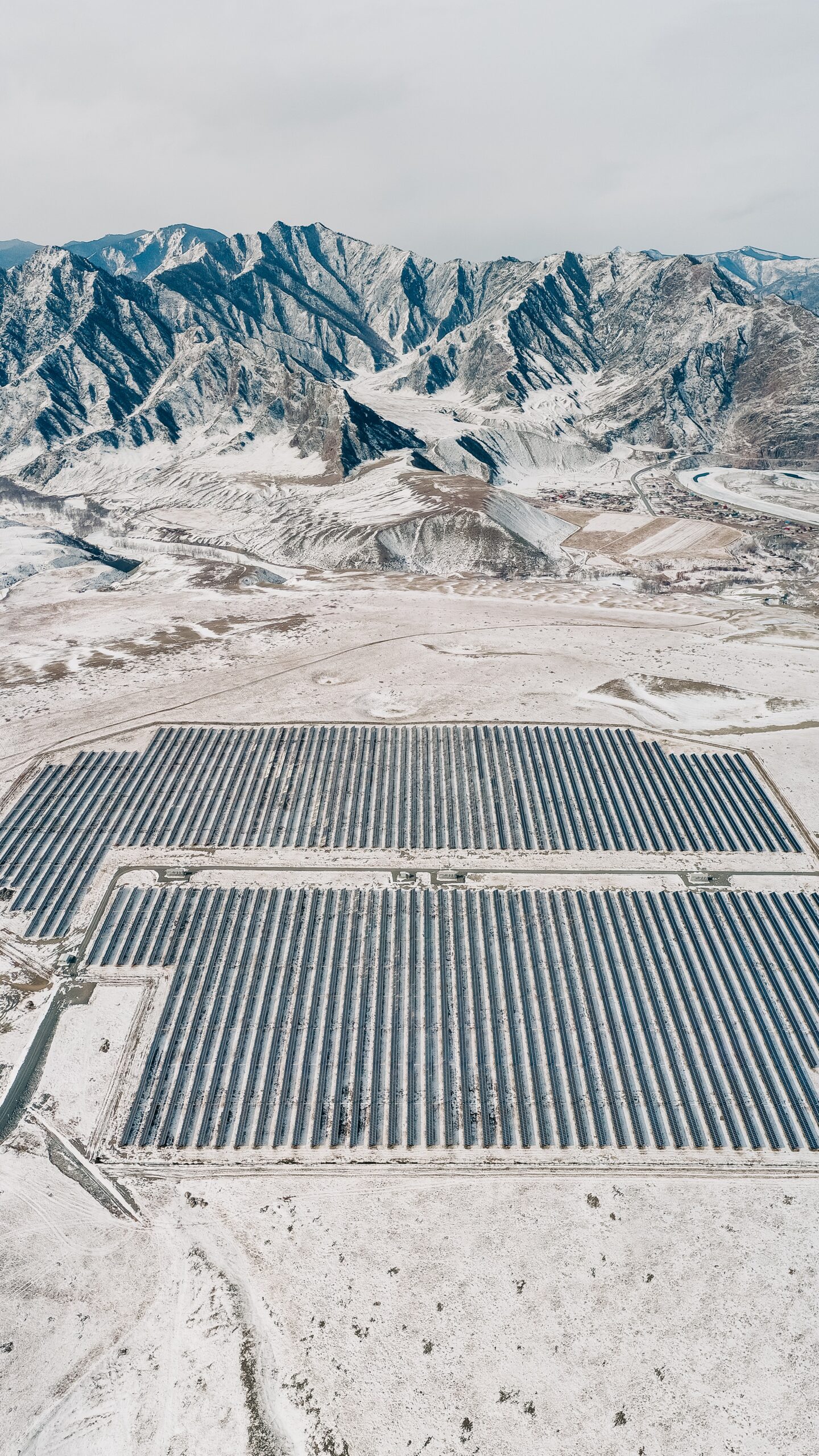 massive solar farm